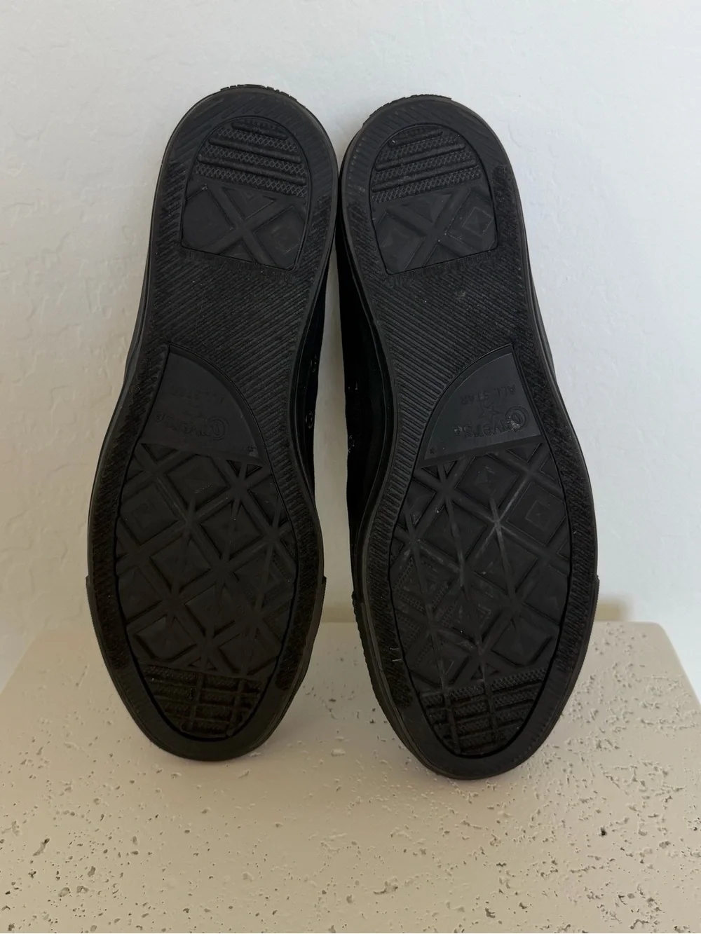 Converse Men's All-Black Low-Top Canvas Sneakers